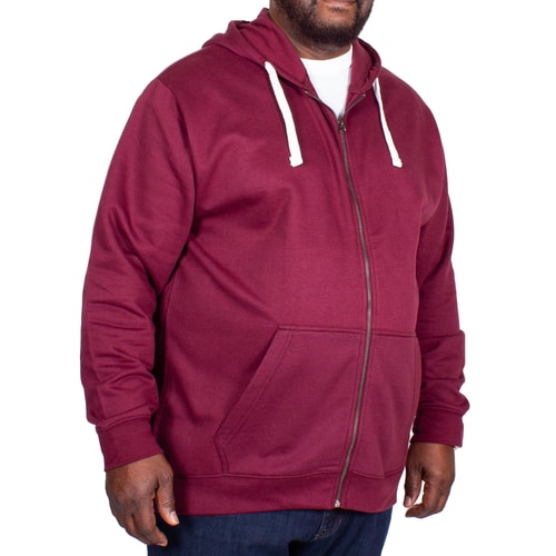 Bigdude Essentials Hoody Burgundy Tall