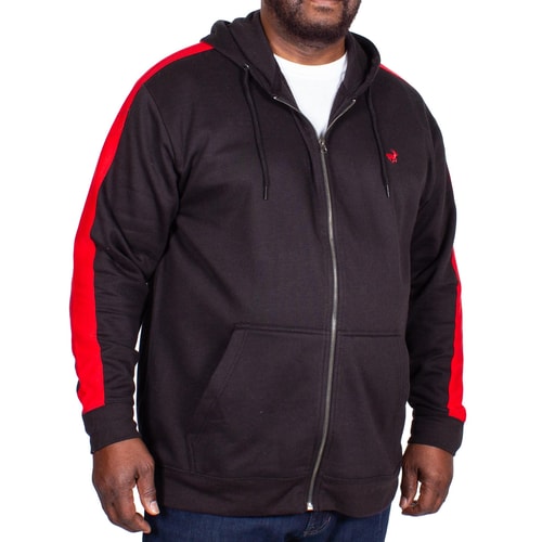 Bigdude Overarm Stripe Hoody Black