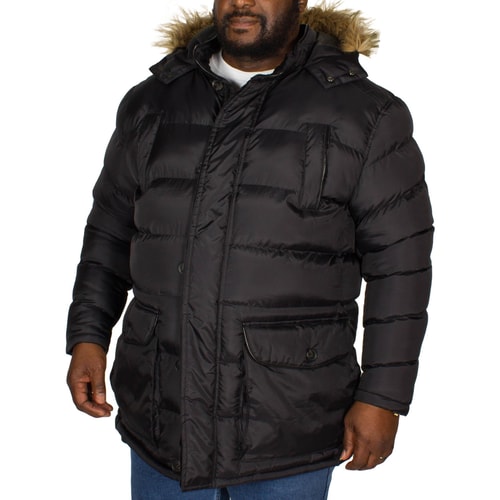 Bigdude Padded Parka Black