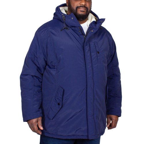 Bigdude Nantwich Sherpa Hood Parka Navy