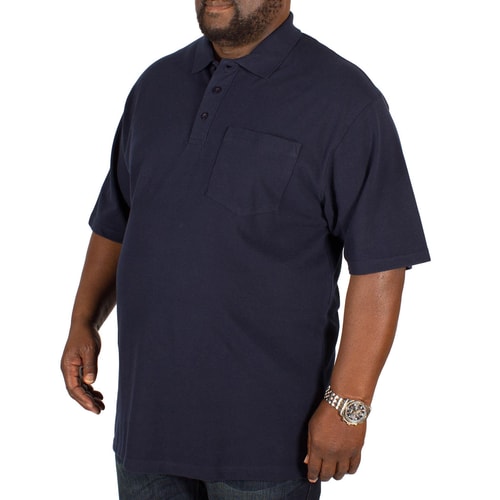 Bigdude Polo Shirt With Pocket Navy