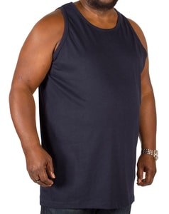 Bigdude Plain Vest Navy Tall