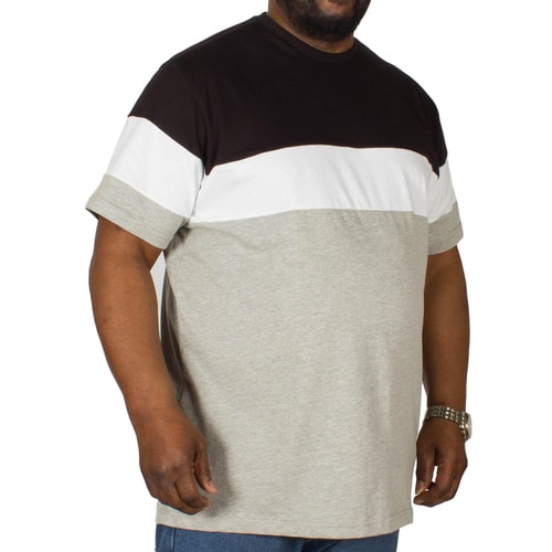 Bigdude Cut & Sew T-Shirt Black/Grey