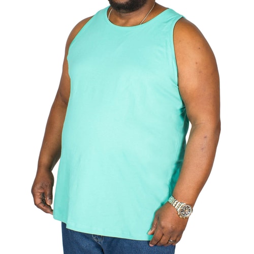 Bigdude Plain Vest Turquoise
