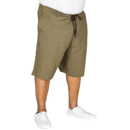 Bigdude Marl Jogger Shorts Olive