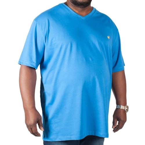 Bigdude Signature V-Neck T-Shirt Blue Tall