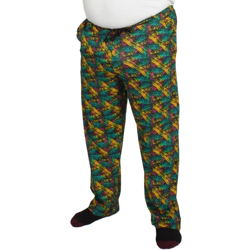 Bigdude Baggy Lounge Trousers Abstract Print