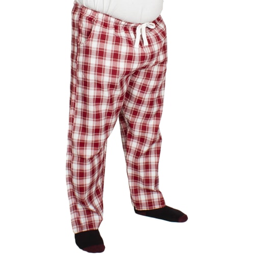 Bigdude Check Lounge Pants Red/White