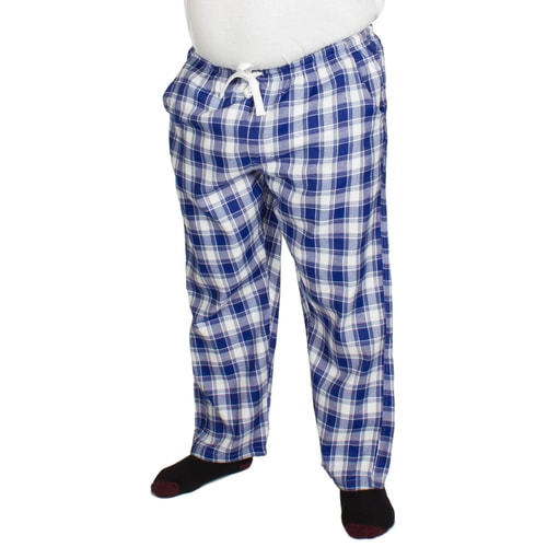 Bigdude Check Lounge Pants Blue/White