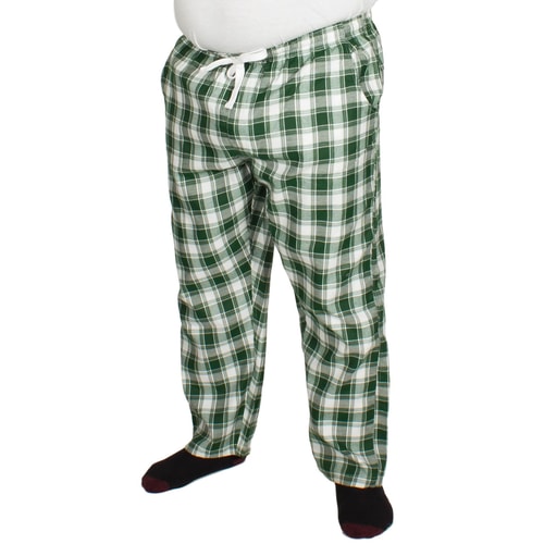 Bigdude Check Lounge Pants Green/White