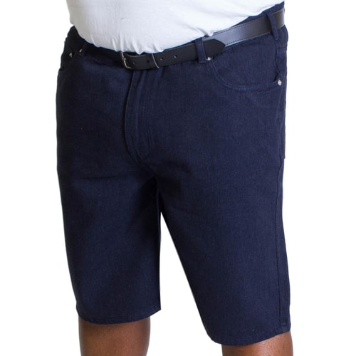 Bigdude Lightweight Denim Shorts Indigo