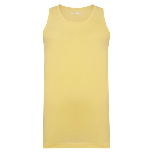 Bigdude Plain Vest Yellow