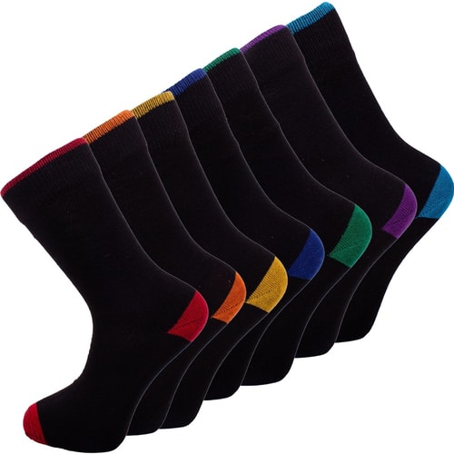 7 Days Socks Black