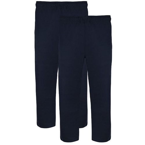 Bigdude Twin Pack Classic Pyjama Trousers Navy