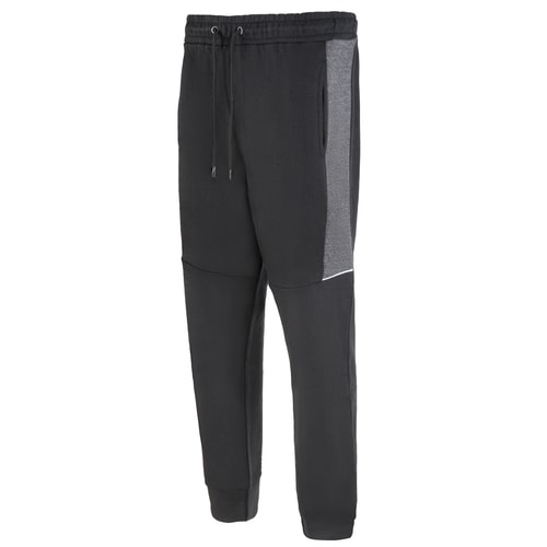 Bigdude Contrast Panel Joggers Black