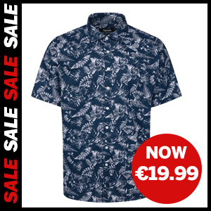 Tropical Leaf Short Sleeve Shirt €19.99
