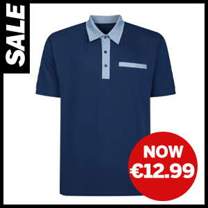 Contrast Jersey Polo Shirt now €12.99