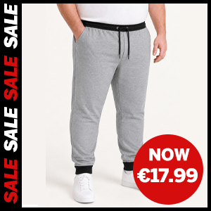Contrast Joggers now €17.99