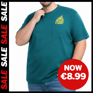 Find Your Fire Print Short Sleeve T-Shirt now €8.99