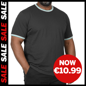 Contrast Tipped T-Shirt now €10.99