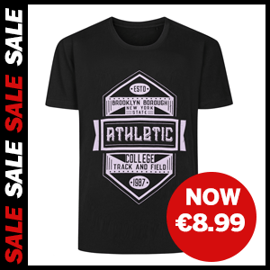 Athletic Print T-Shirt now €8.99