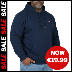 Plain Hoody With Logo now €19.99