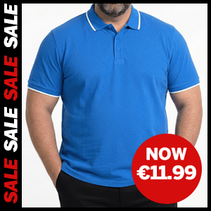  Tipped Polo Shirt now €11.99