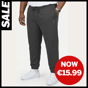 Plain Joggers now €15.99