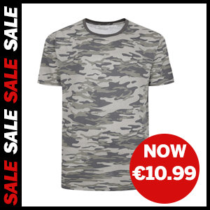 Camo T-Shirt Now €10.99