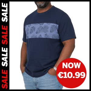 Cut And Sew AOP T-Shirt now €10.99