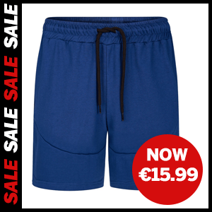 Blue Shorts now €15.99