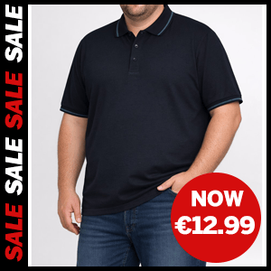 Tipped Polo Shirt now €12.99