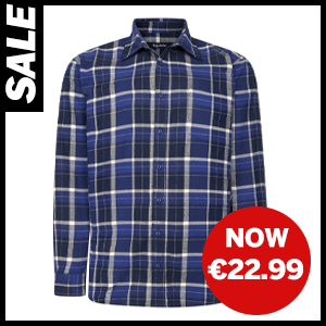 Cotton Rich Light Weight Flannel Shirt now €22.99