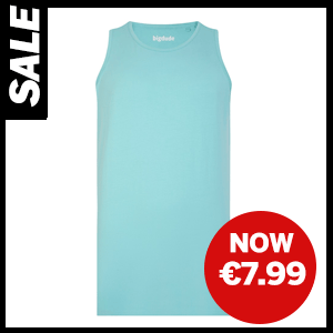 Plain Vest in Turquoise now €6.99